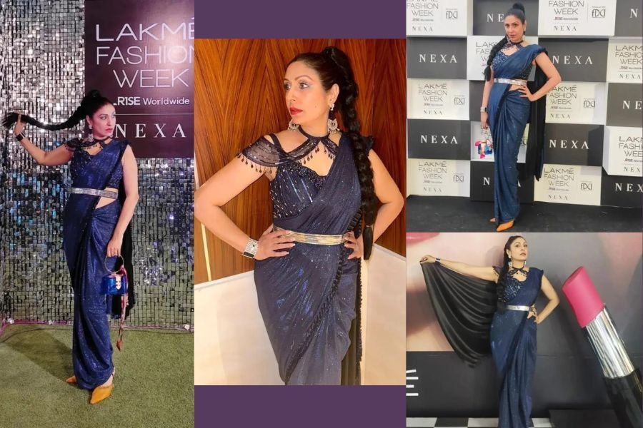 Pooja Misra looks like the ultimate fashion icon on Day 1 of Lakme Fashion Week x