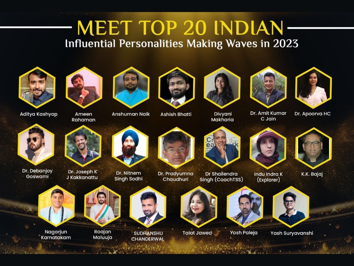 Meet Top 20 Indian Influential Personalities Making Waves in 2023